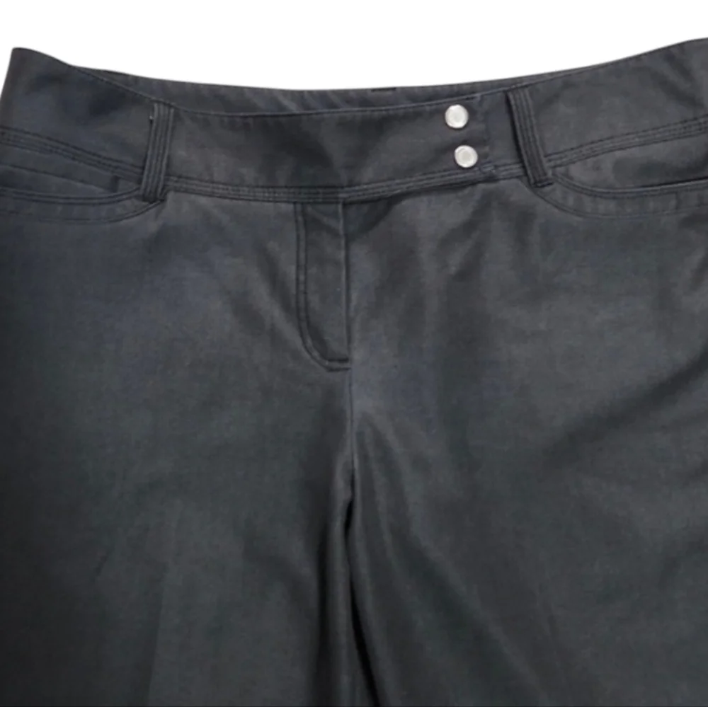 Valerie Stevens Classic Dark Gray Trouser Pants